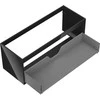 Praustuvo spintelės korpusas Mexen Box-A, 120 cm, 1 stalčius, Juodas glossy