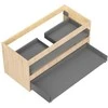 Praustuvo spintelės korpusas Mexen Box-A, 100 cm, 2 stalčiai, Oak