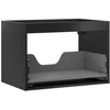 Praustuvo spintelės korpusas Mexen Box-A, 70 cm, 1 stalčius, Juodas matt
