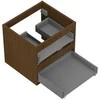 Praustuvo spintelės korpusas Mexen Box-A, 50 cm, 2 stalčiai, Nut
