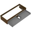 Praustuvo spintelės korpusas Mexen Box-A, 120 cm, 1 stalčius, Nut