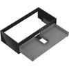 Praustuvo spintelės korpusas Mexen Box-A, 90 cm, 1 stalčius, Juodas glossy