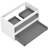Praustuvo spintelės korpusas Mexen Box-A, 80 cm, 2 stalčiai, Baltas matt