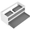 Praustuvo spintelės korpusas Mexen Box-A, 100 cm, 2 stalčiai, Baltas matt