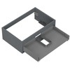 Praustuvo spintelės korpusas Mexen Box-A, 70 cm, 1 stalčius, Graphite matt