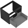 Praustuvo spintelės korpusas Mexen Box-A, 60 cm, 1 stalčius, Juodas matt