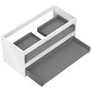 Praustuvo spintelės korpusas Mexen Box-A, 100 cm, 2 stalčiai, Baltas glossy