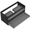 Praustuvo spintelės korpusas Mexen Box-A, 100 cm, 2 stalčiai, Juodas matt