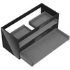 Praustuvo spintelės korpusas Mexen Box-A, 100 cm, 2 stalčiai, Juodas glossy