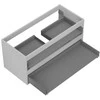 Praustuvo spintelės korpusas Mexen Box-A, 100 cm, 2 stalčiai, Pilkas matt