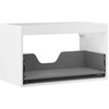 Praustuvo spintelės korpusas Mexen Box-A, 80 cm, 1 stalčius, Baltas matt