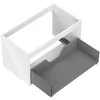Praustuvo spintelės korpusas Mexen Box-A, 80 cm, 1 stalčius, Baltas glossy