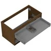 Praustuvo spintelės korpusas Mexen Box-A, 90 cm, 2 stalčiai, Nut