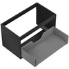 Praustuvo spintelės korpusas Mexen Box-A, 80 cm, 1 stalčius, Juodas matt
