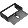 Praustuvo spintelės korpusas Mexen Box-A, 80 cm, 1 stalčius, Juodas glossy