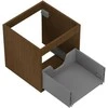 Praustuvo spintelės korpusas Mexen Box-A, 45 cm, 1 stalčius, Nut
