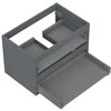 Praustuvo spintelės korpusas Mexen Box-A, 70 cm, 2 stalčiai, Graphite matt