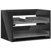 Praustuvo spintelės korpusas Mexen Box-A, 70 cm, 2 stalčiai, Juodas glossy