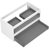 Praustuvo spintelės korpusas Mexen Box-A, 90 cm, 2 stalčiai, Baltas matt