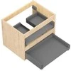 Praustuvo spintelės korpusas Mexen Box-A, 60 cm, 2 stalčiai, Oak