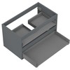 Praustuvo spintelės korpusas Mexen Box-A, 80 cm, 2 stalčiai, Graphite matt