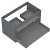 Praustuvo spintelės korpusas Mexen Box-A, 80 cm, 2 stalčiai, Graphite matt