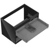 Praustuvo spintelės korpusas Mexen Box-A, 70 cm, 2 stalčiai, Juodas glossy
