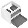 Praustuvo spintelės korpusas Mexen Box-A, 50 cm, 2 stalčiai, Baltas glossy