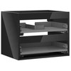 Praustuvo spintelės korpusas Mexen Box-A, 60 cm, 2 stalčiai, Juodas glossy