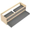 Praustuvo spintelės korpusas Mexen Box-A, 140 cm, 2 stalčiai, Oak