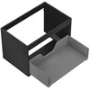 Praustuvo spintelės korpusas Mexen Box-A, 70 cm, 1 stalčius, Juodas matt