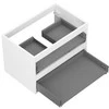Praustuvo spintelės korpusas Mexen Box-A, 70 cm, 2 stalčiai, Baltas matt