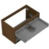 Praustuvo spintelės korpusas Mexen Box-A, 80 cm, 2 stalčiai, Nut
