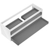 Praustuvo spintelės korpusas Mexen Box-A, 140 cm, 2 stalčiai, Baltas glossy