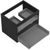Praustuvo spintelės korpusas Mexen Box-A, 60 cm, 2 stalčiai, Juodas matt