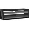 Praustuvo spintelės korpusas Mexen Box-A, 140 cm, 2 stalčiai, Juodas glossy