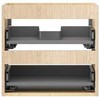 Praustuvo spintelės korpusas Mexen Box-A, 50 cm, 2 stalčiai, Oak