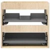Praustuvo spintelės korpusas Mexen Box-A, 50 cm, 2 stalčiai, Oak