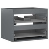 Praustuvo spintelės korpusas Mexen Box-A, 60 cm, 2 stalčiai, Graphite matt