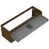 Praustuvo spintelės korpusas Mexen Box-A, 140 cm, 2 stalčiai, Nut