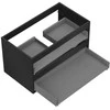 Praustuvo spintelės korpusas Mexen Box-A, 80 cm, 2 stalčiai, Juodas matt