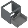 Praustuvo spintelės korpusas Mexen Box-A, 50 cm, 1 stalčius, Graphite matt