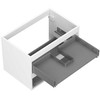 Praustuvo spintelės korpusas Mexen Box-A, 70 cm, 2 stalčiai, Baltas matt