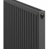 Radiatorius Mexen CC11, 900 x 3000 mm, pajungimas iš apačios per vidurį, 3820 W, antracito