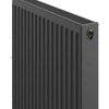 Radiatorius Mexen CC21, 900 x 3000 mm, pajungimas iš apačios per vidurį, 5328 W, antracito