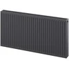 Radiatorius Mexen CC22, 400 x 2800 mm, pajungimas iš apačios per vidurį, 3319 W, antracito