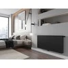 Radiatorius Mexen CC22, 500 x 1800 mm, pajungimas iš apačios per vidurį, 2564 W, juodas
