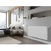 Radiatorius Mexen CC22, 900 x 700 mm, 1599 W, pajungimas iš apačios per vidurį, baltas