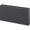 Radiatorius Mexen CC33, 600 x 400 mm, pajungimas iš apačios per vidurį, 934 W, antracito
