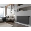 Radiatorius Mexen CC33, 900 x 1400 mm, 4455 W, pajungimas iš apačios per vidurį, antracitas
